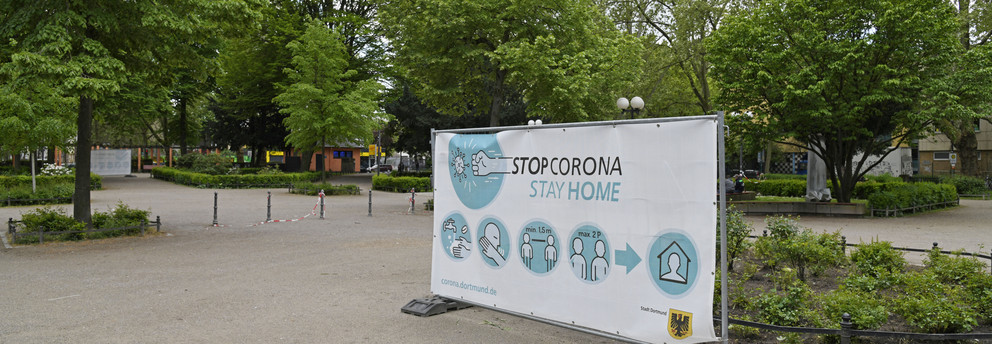 Corona Stay Home Zaun Corona Stay Home Zaun